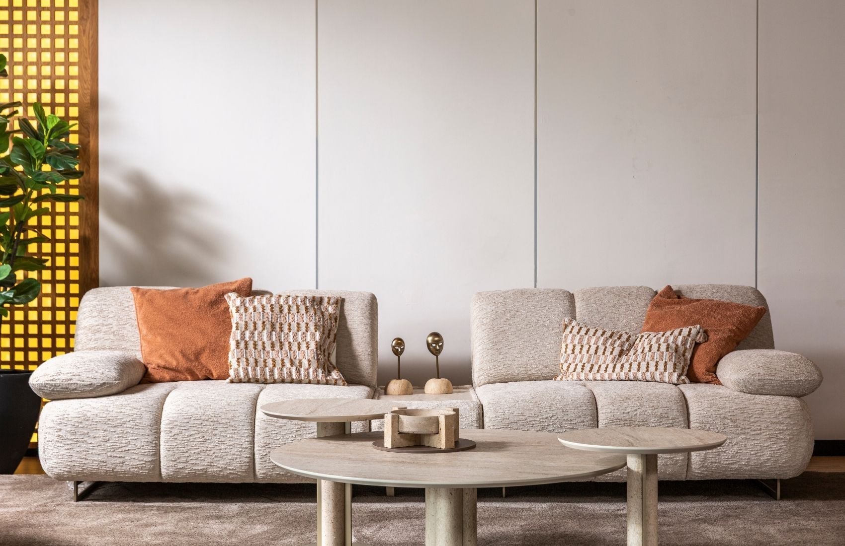 Troya Sehpalı Üçlü Koltuk 1