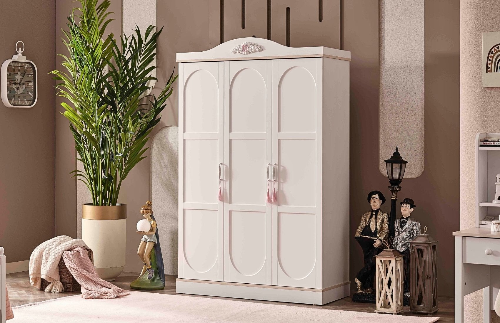 Paris Genç Üç Kapılı Gardırop