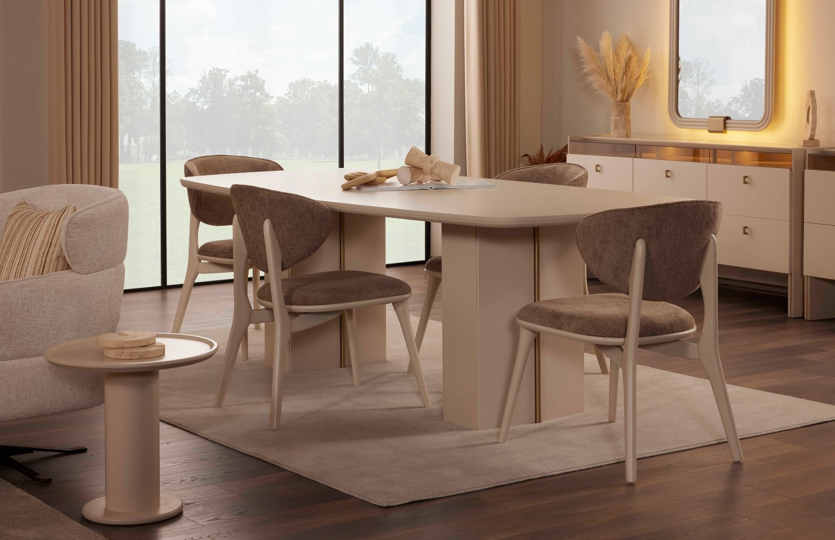 Helen Yemek Masası  Takımı