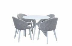 Stil Beyaz Mutfak Masası Takımı