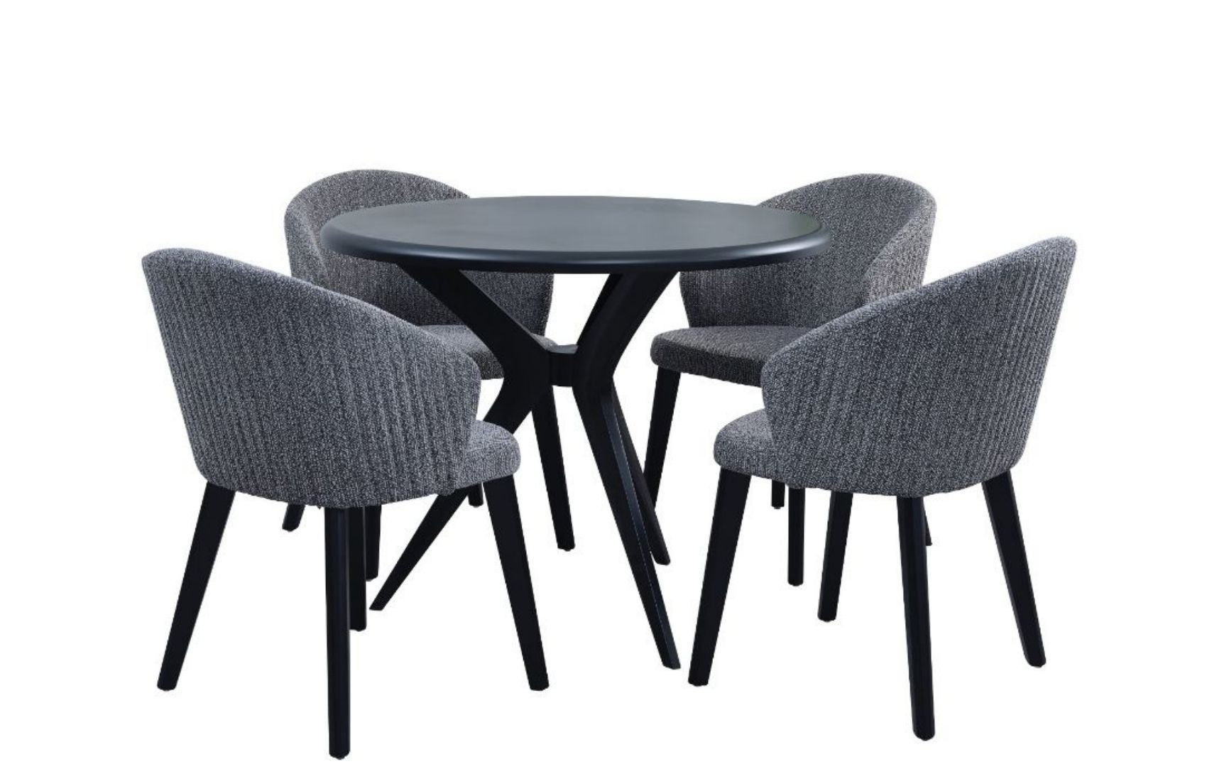 Stil Siyah Mutfak Masası Takımı