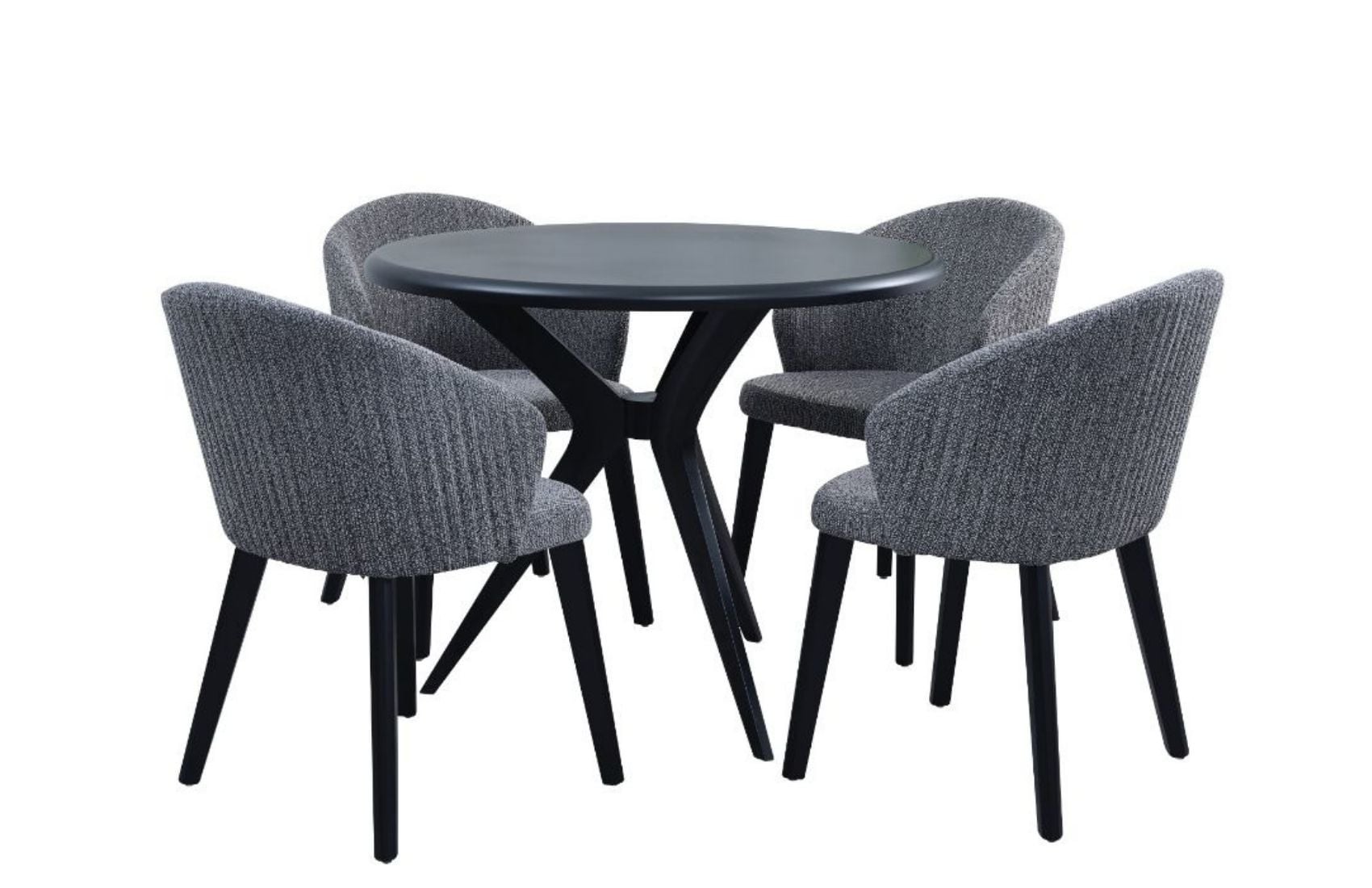 Stil Siyah Mutfak Masası Takımı