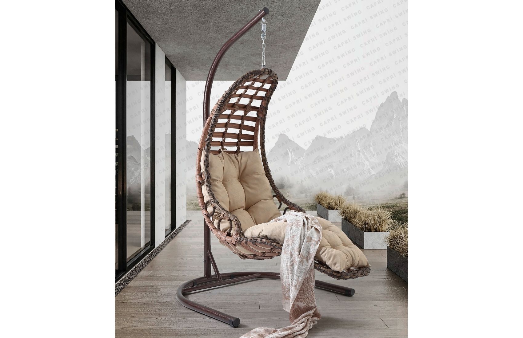 Bodrum Tekli Salıncak (Kahve)