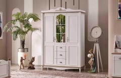 Flora Genç Üç Kapılı Gardırop