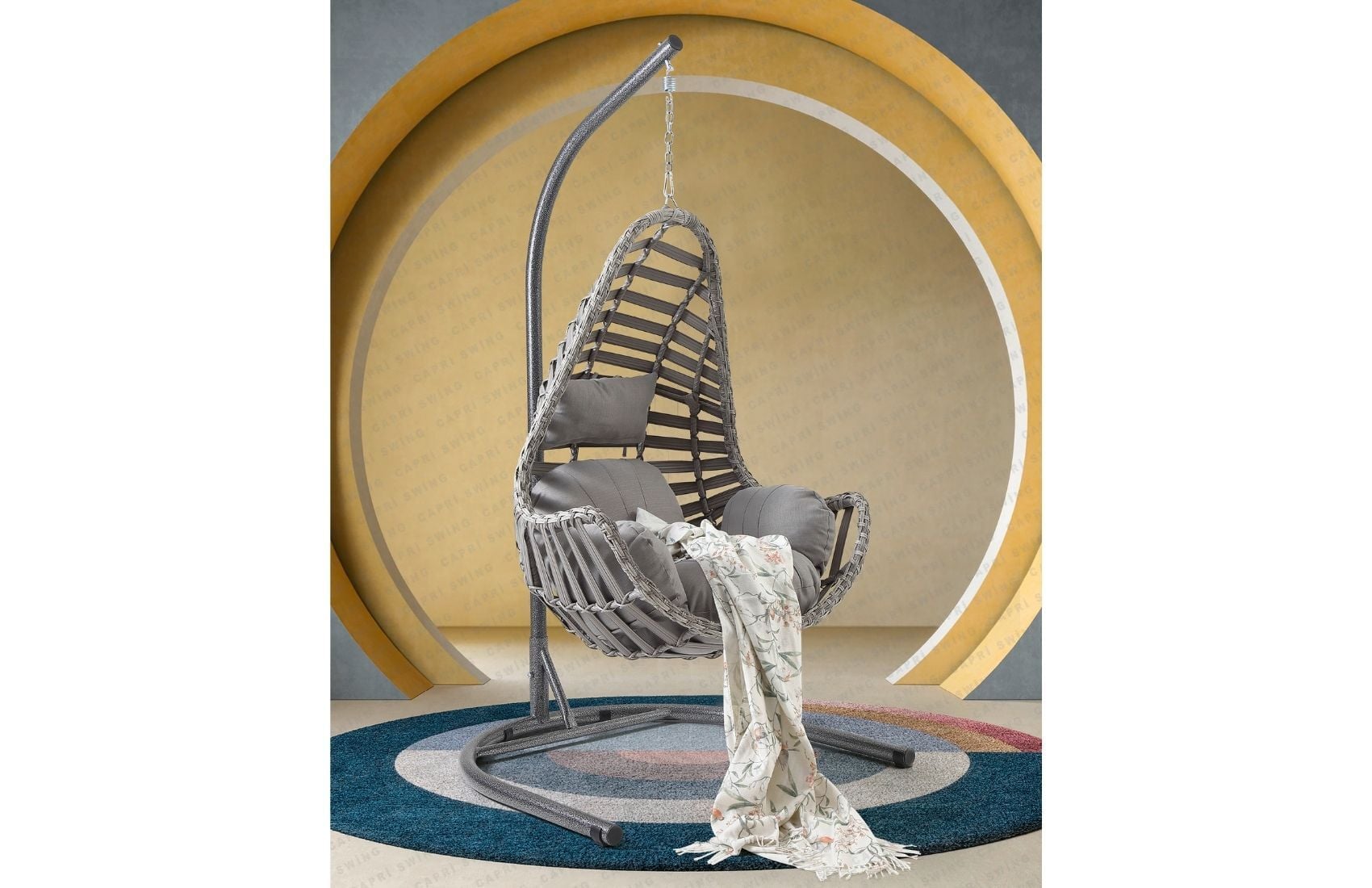 Milas Tekli Salıncak (Gri)