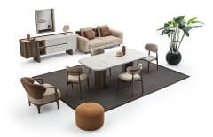 Prag Yemek Odası Takımı