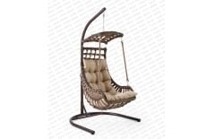 Alaçatı Tekli Salıncak (Kahve)