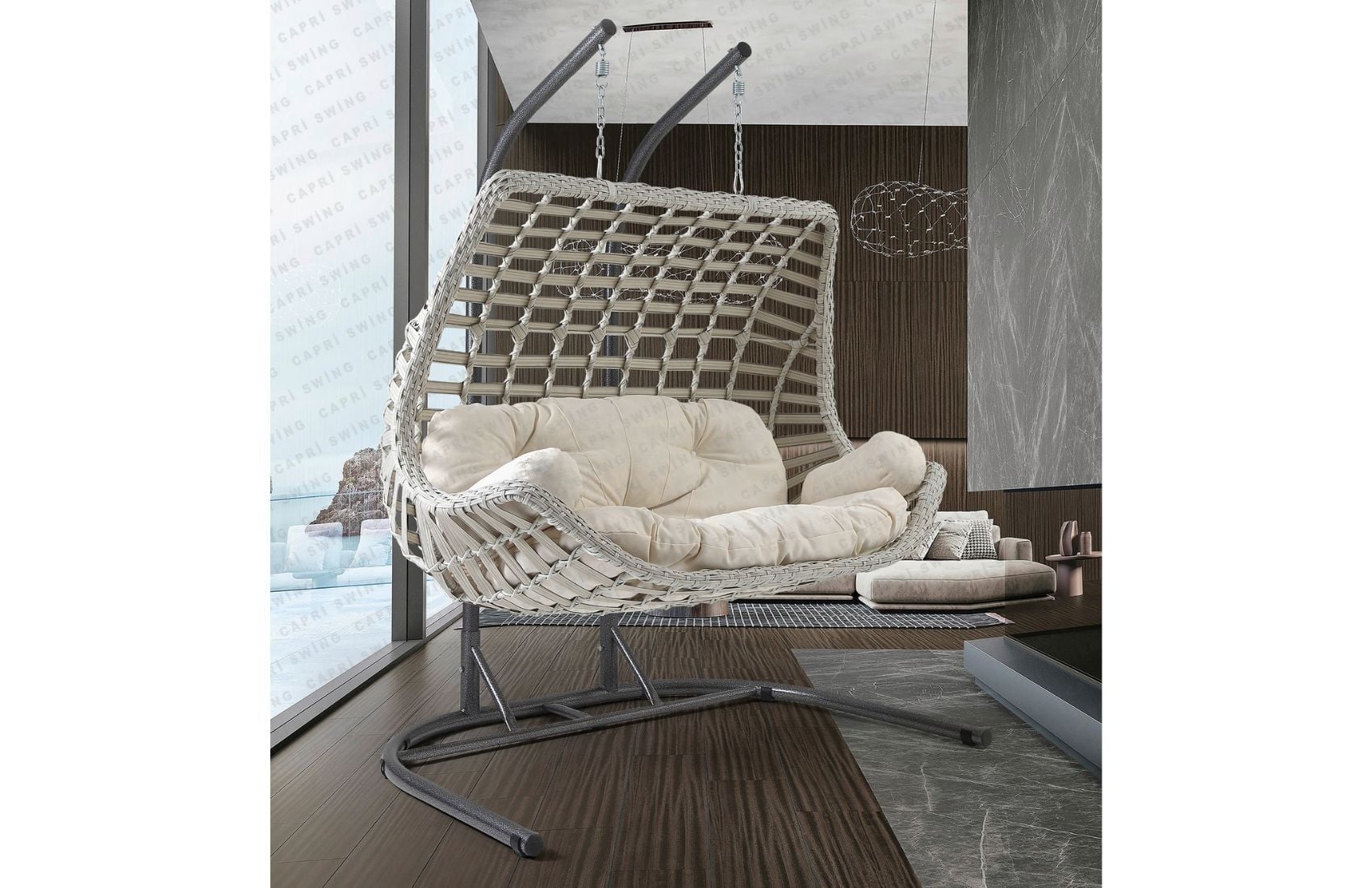 Cunda Çiftli Salıncak (Beyaz)