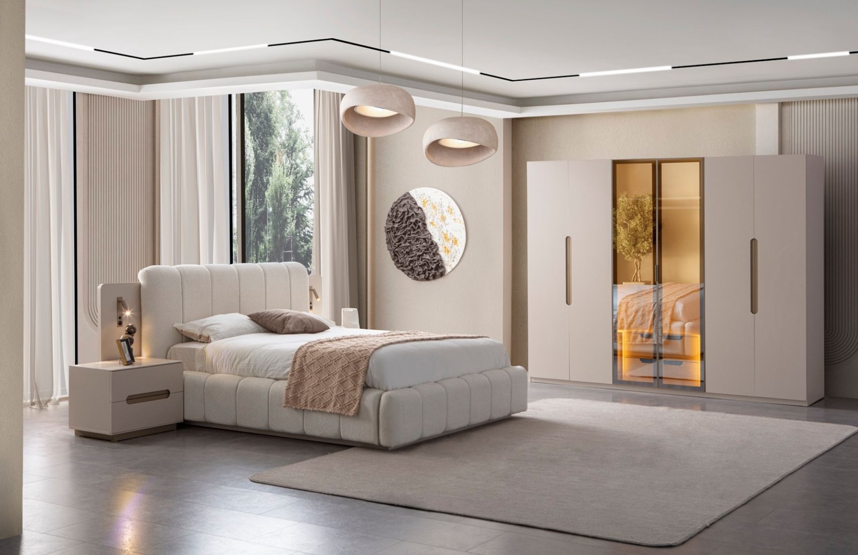 Maldiv Yatak Odası Takımı (6 Kapaklı)