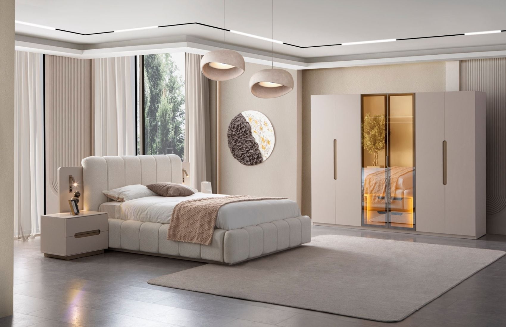 Maldiv Yatak Odası Takımı (6 Kapaklı)