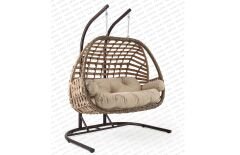 Oylat Çiftli Salıncak (Açık Kahve)