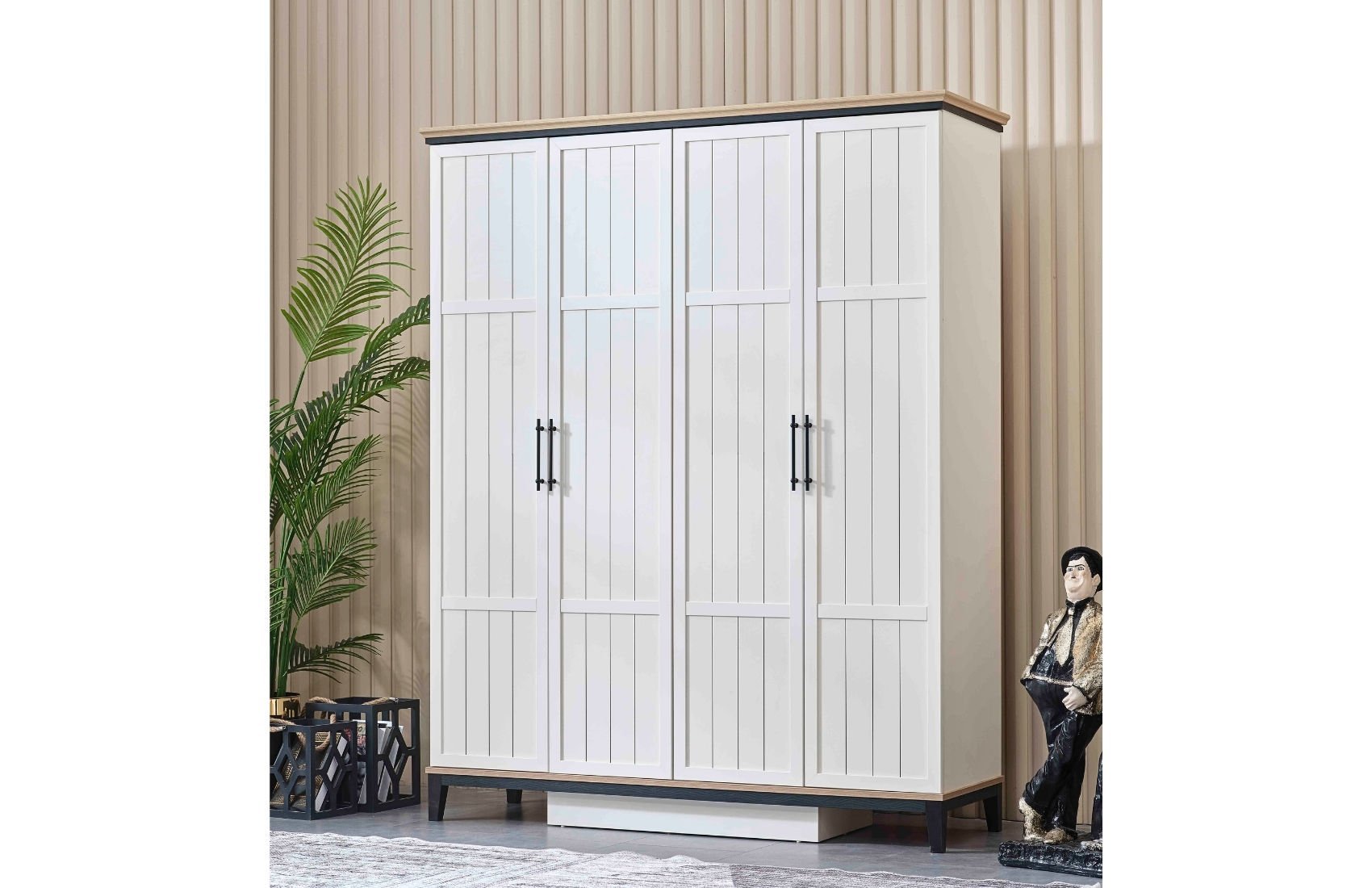 Boston Genç Dört Kapılı Gardırop