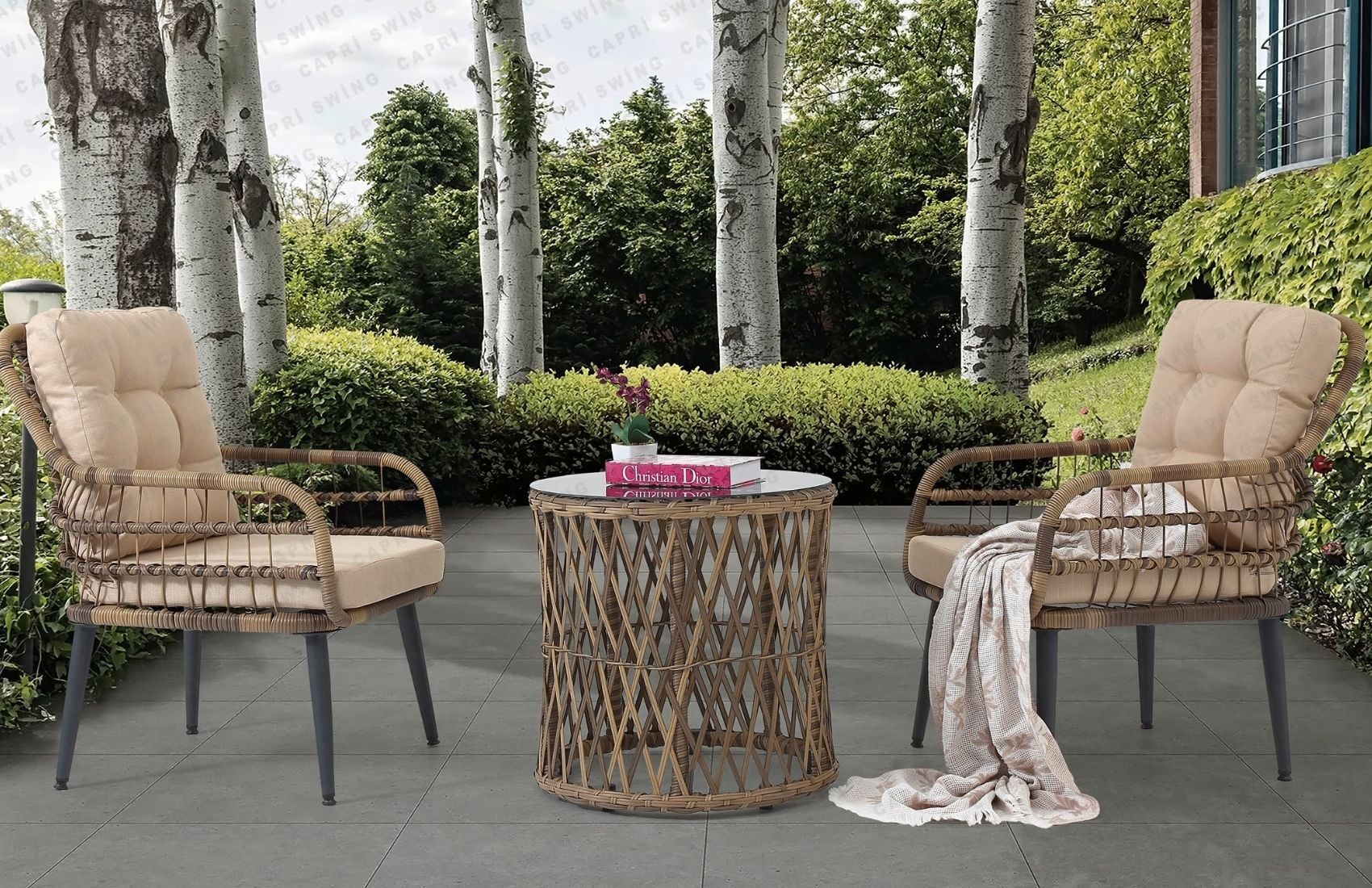 Pisa Tekli Oturma Grubu(Açık Kahve)