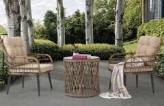 Pisa Tekli Oturma Grubu(Açık Kahve)