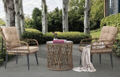 Pisa Tekli Oturma Grubu(Açık Kahve)