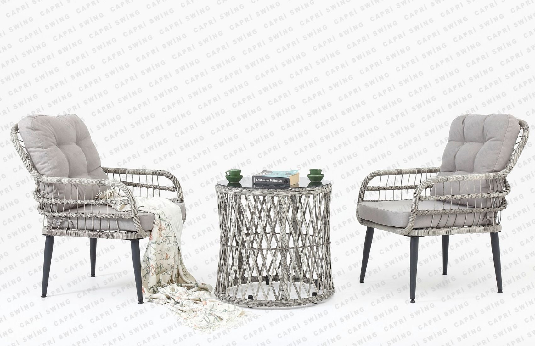 Pisa Tekli Oturma Grubu(Gri)