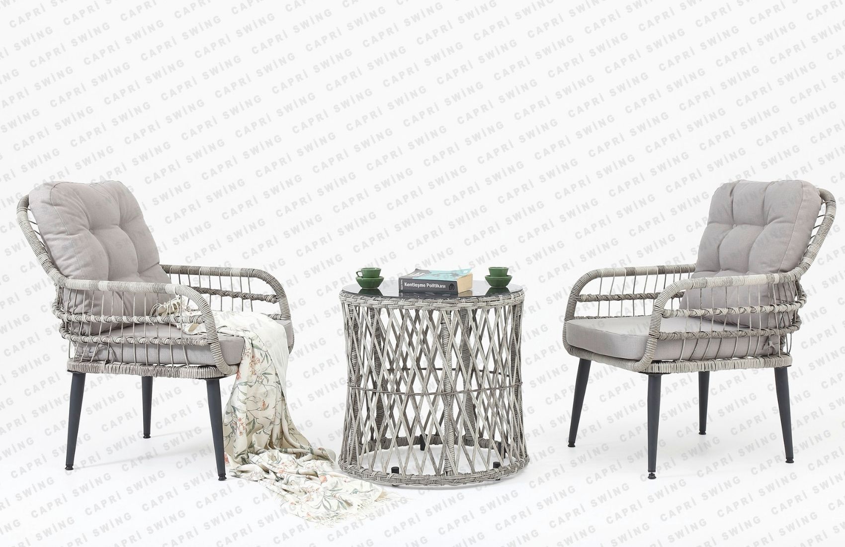 Pisa Tekli Oturma Grubu(Gri)