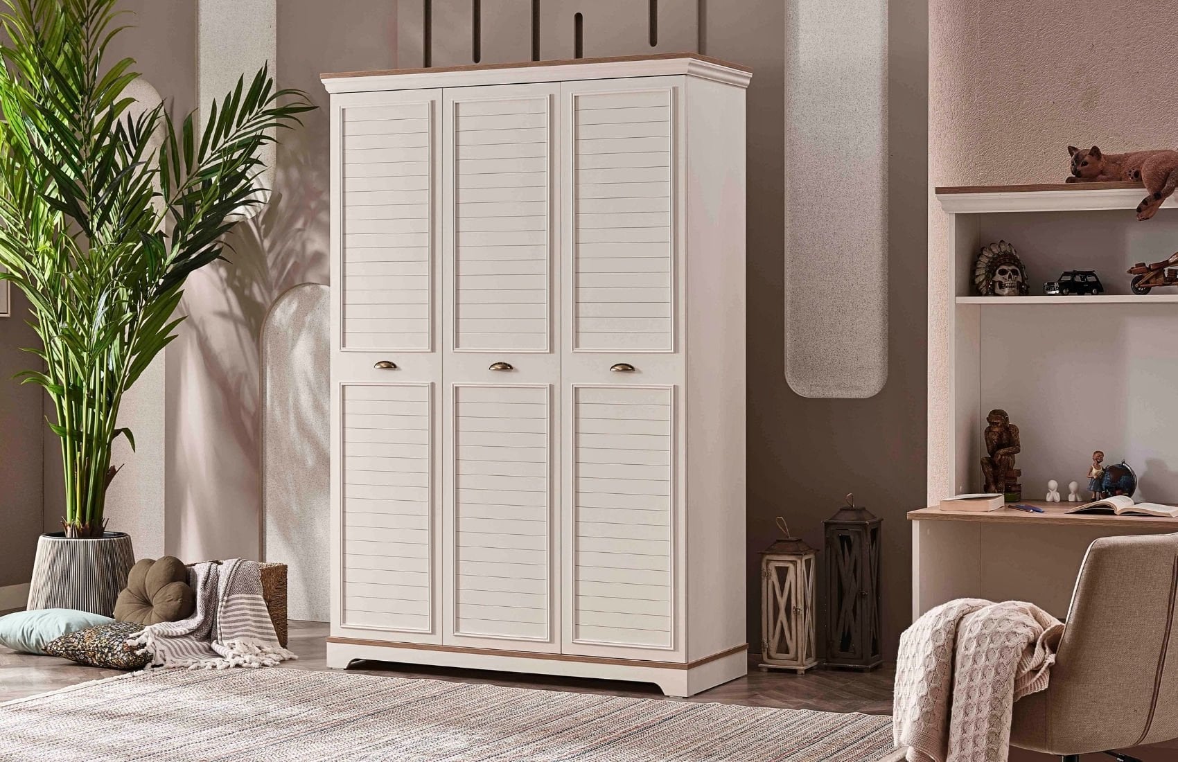 Arte Genç Üç Kapılı Gardırop