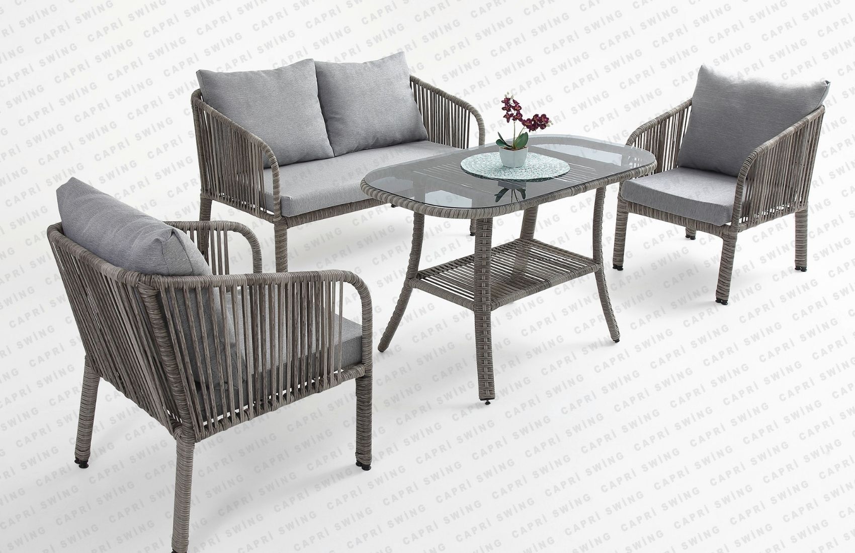 Artemis İkili Oturma Grubu (Gri)