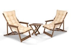 Loft Kolçaklı Şezlong Seti