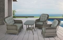 Pares İkili Oturma Grubu (Gri)