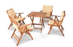 Elis 4 Sandalyeli Masa Seti