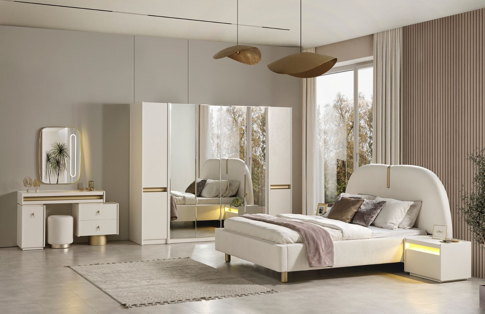 Rio Akordion Yatak Odası Takımı