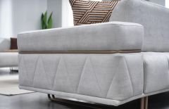 Oslo Üçlü Koltuk (Ceviz)