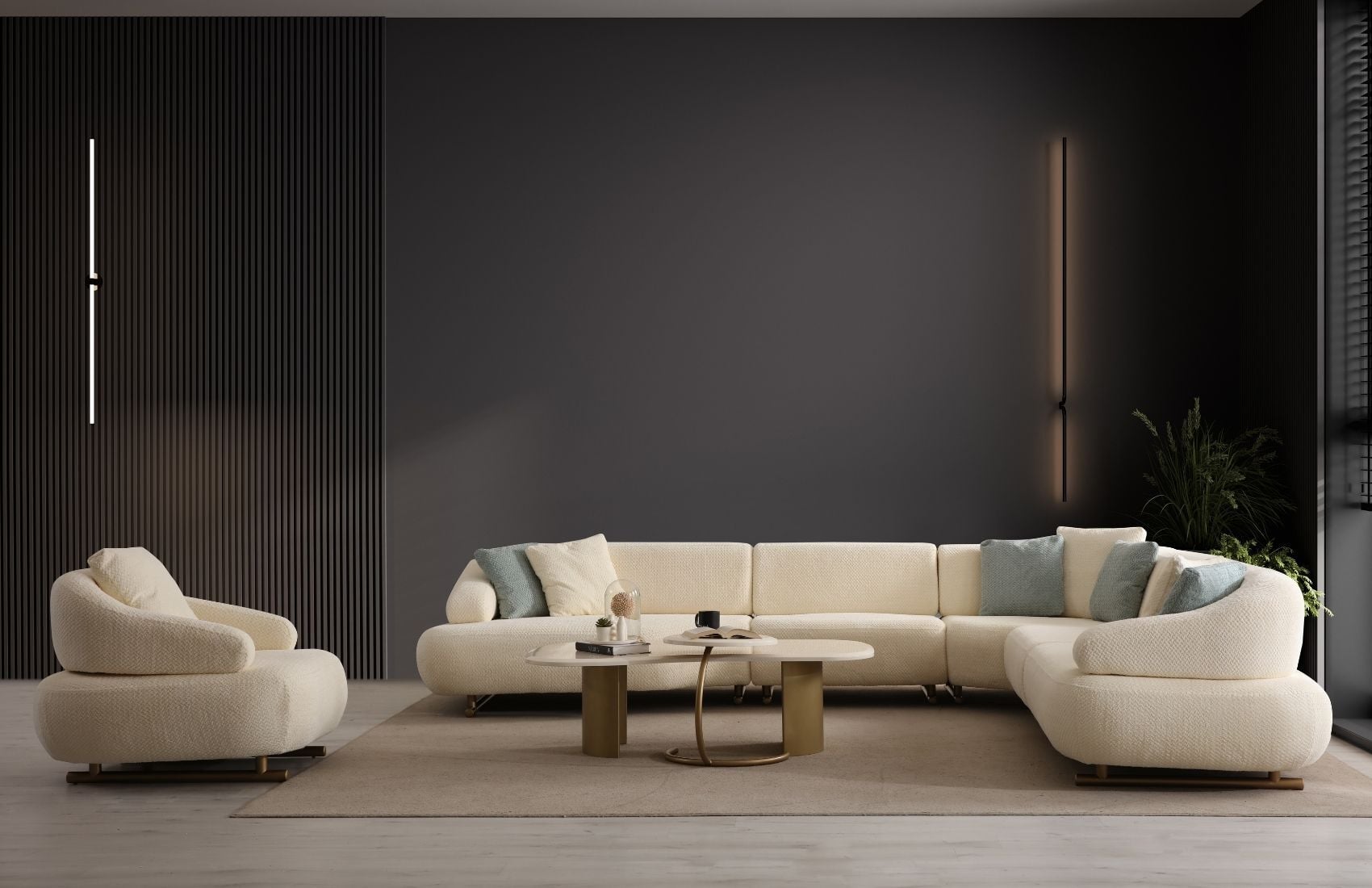 Prada Köşe Koltuk Takımı 5+1