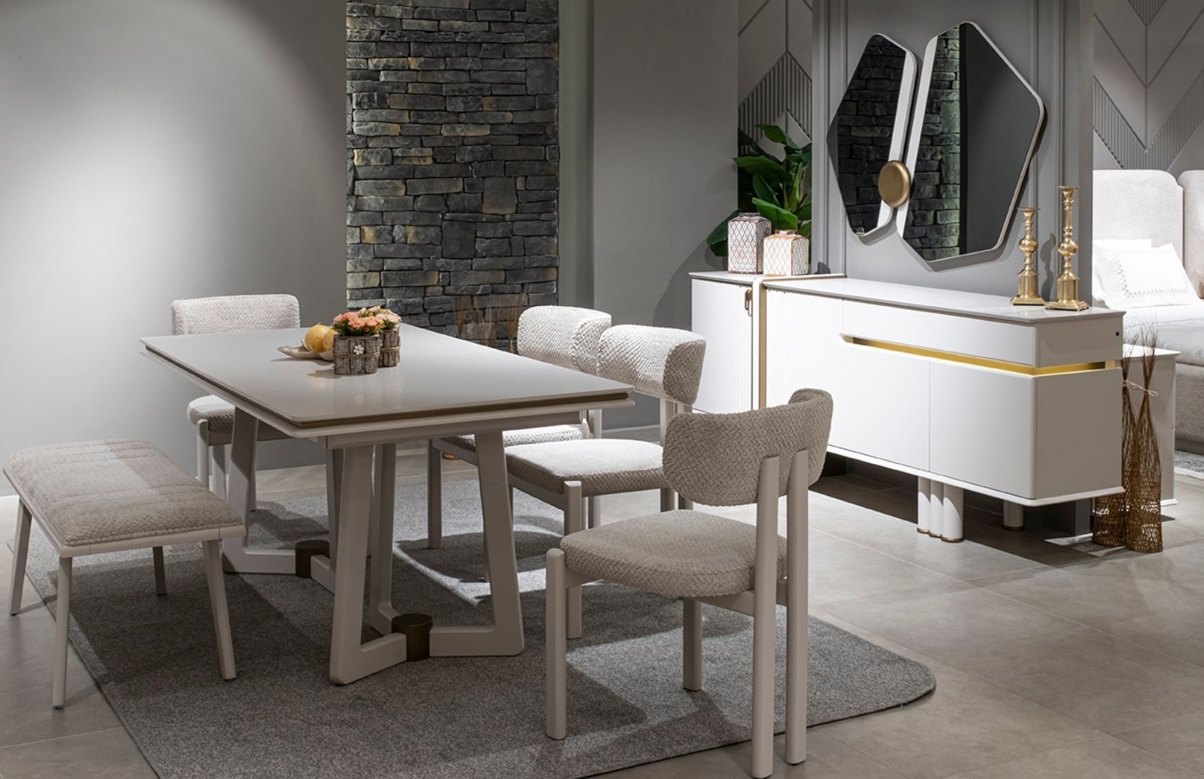 Dolunay Yemek Odası Takımı