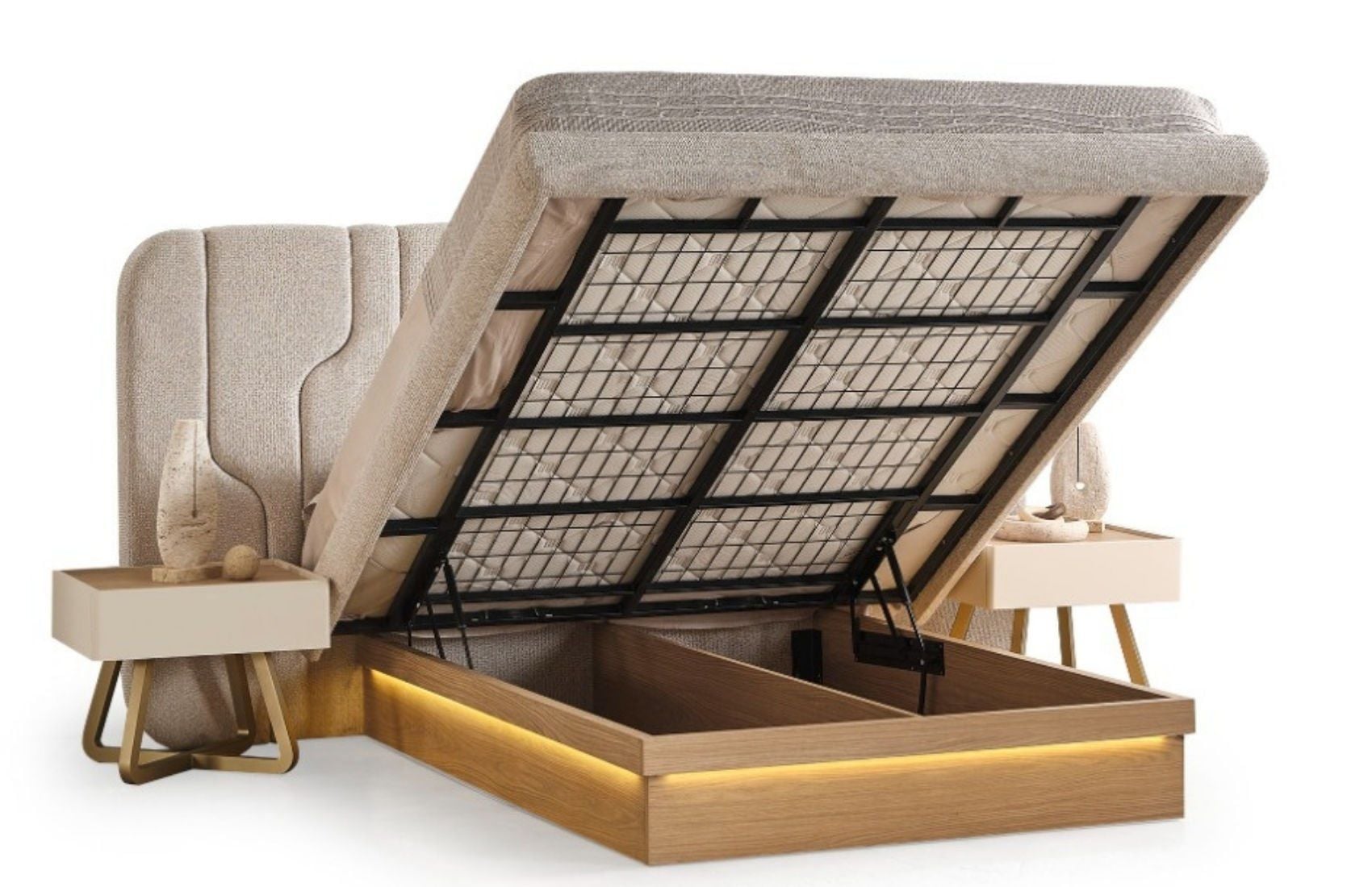 Ada Karyola 160*200 (Meşe)