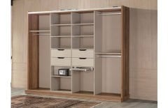 Retro Gardırop (4 Kapaklı)