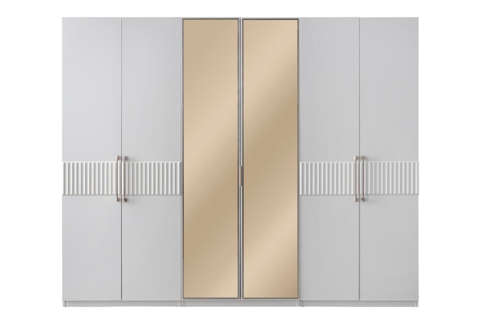 Bronz Gardırop (6 Kapaklı)