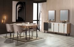 Retro Yemek Odası Takımı