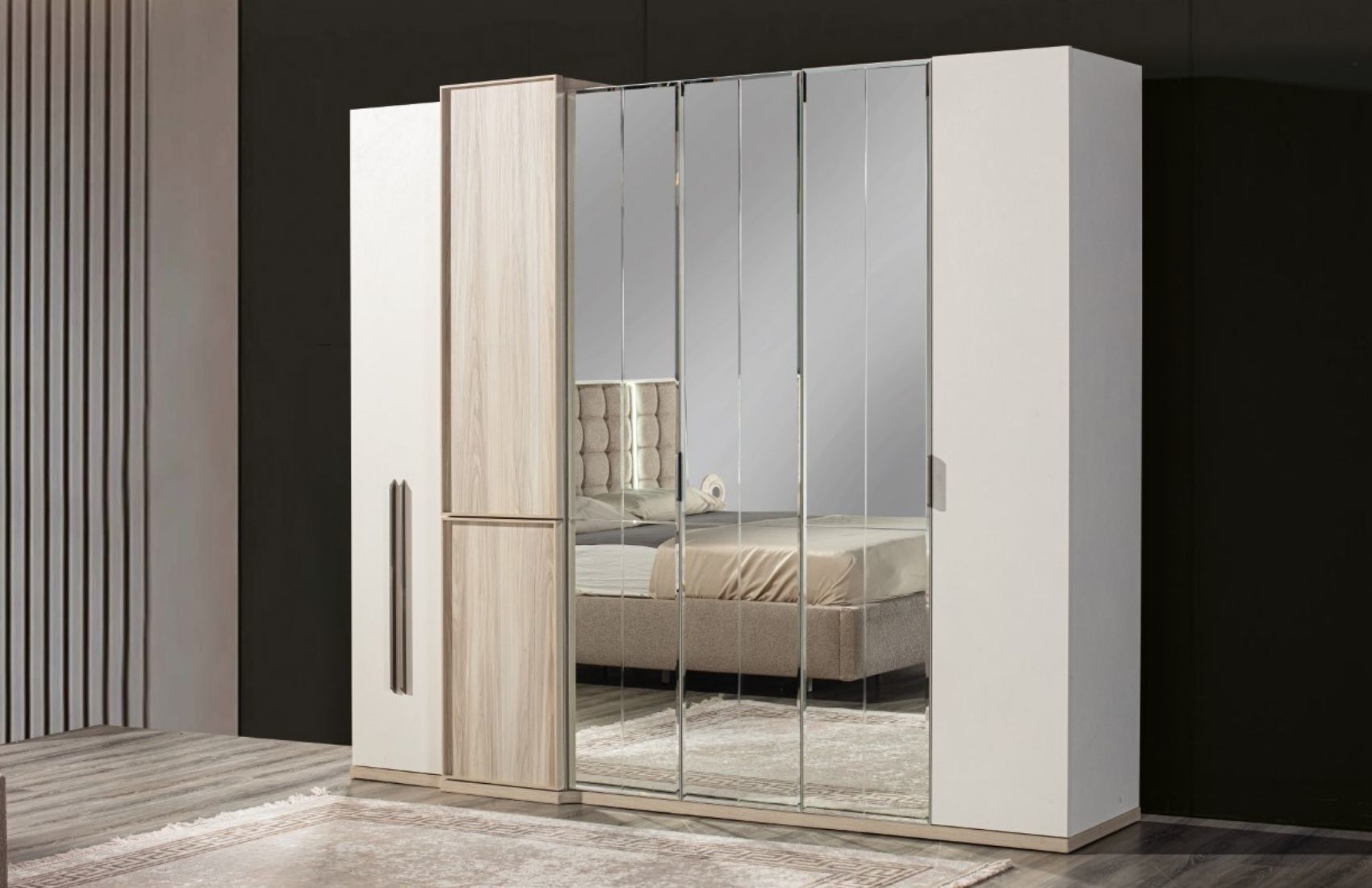 Bade Gardırop(6 Kapaklı)